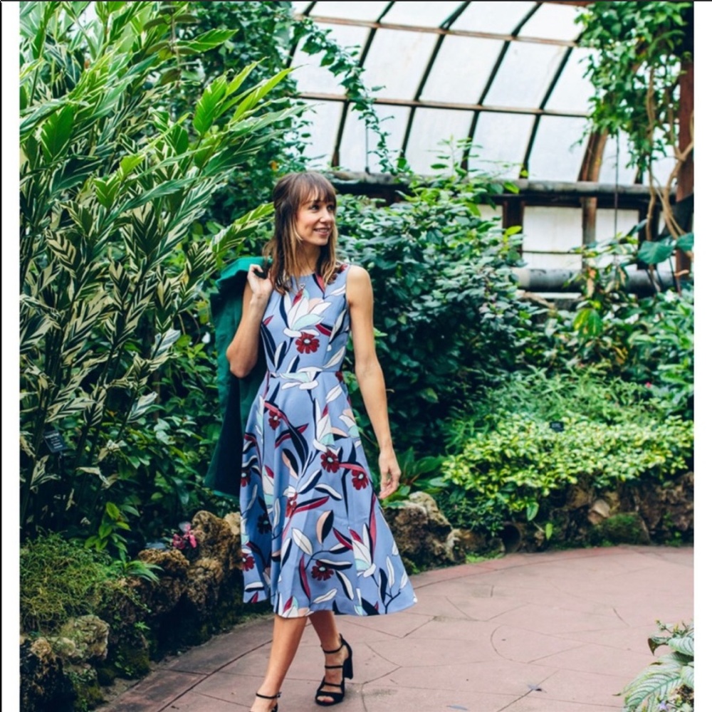 Rare Blue Ann Taylor midi